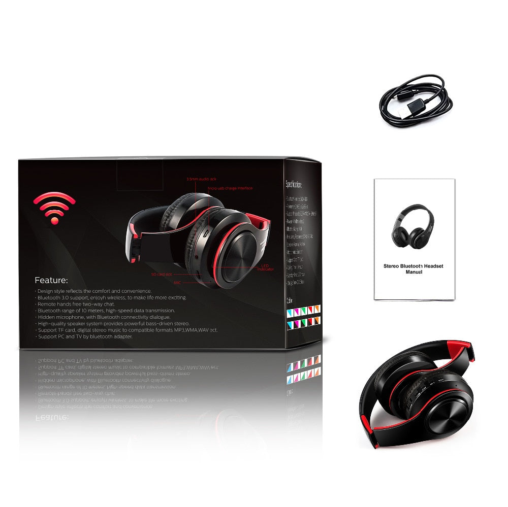 HIFI Stereo Bluetooth Headphones For Gaming - entert-cessories