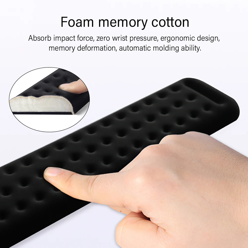 Keyboard and Mouse Pad Wrist Rest Ergonomic Memory Foam