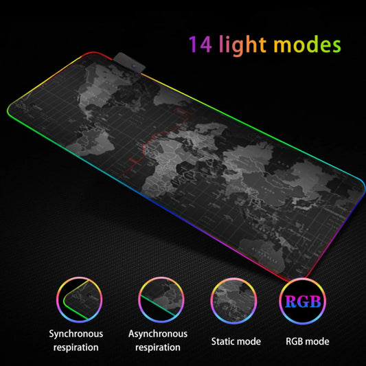 Large Non-slip Gaming Mouse Pad RGB LED Desk Mat