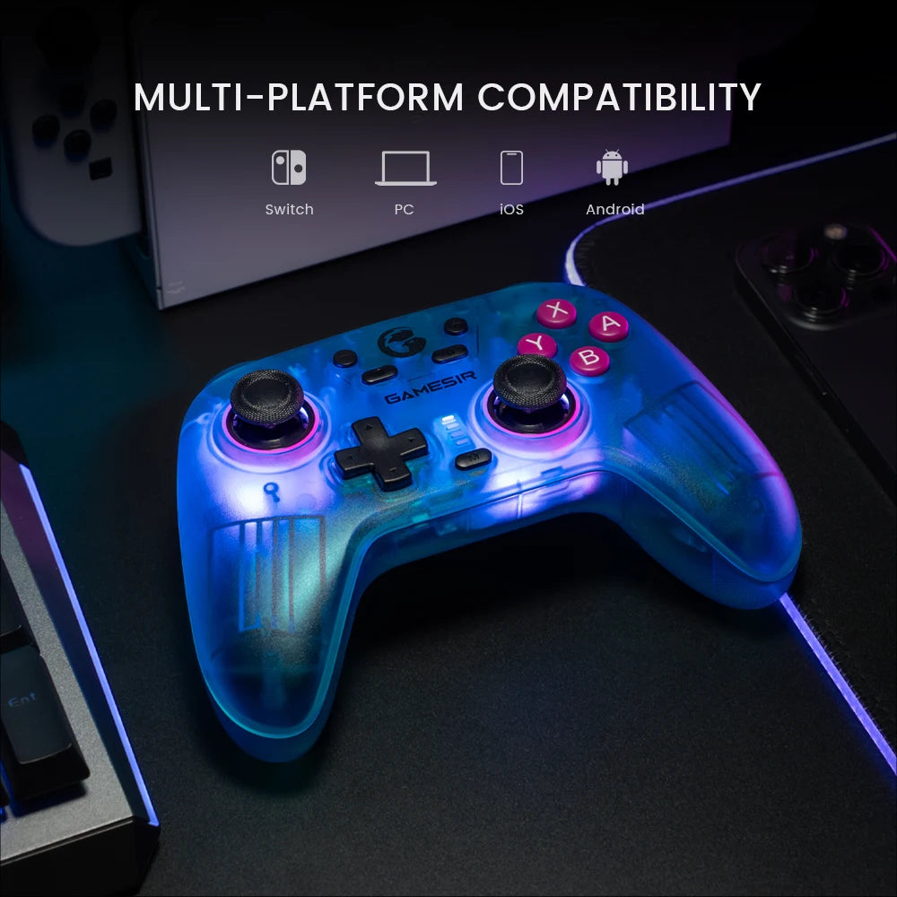 Wireless Switch Controller Bluetooth Gamepad with Hall Effect