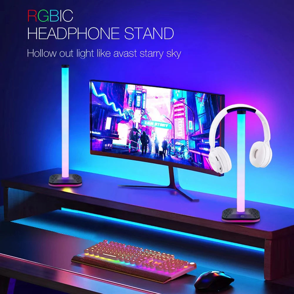 RGB Gaming Headphone Stand/Earphone Hanger