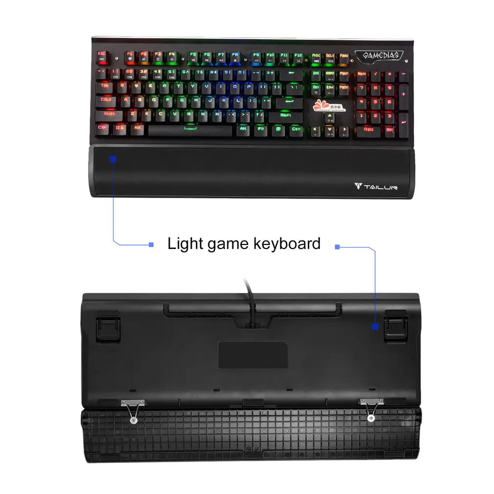 Waterproof Wired Gaming Keyboard for Laptop/Desktops/PC