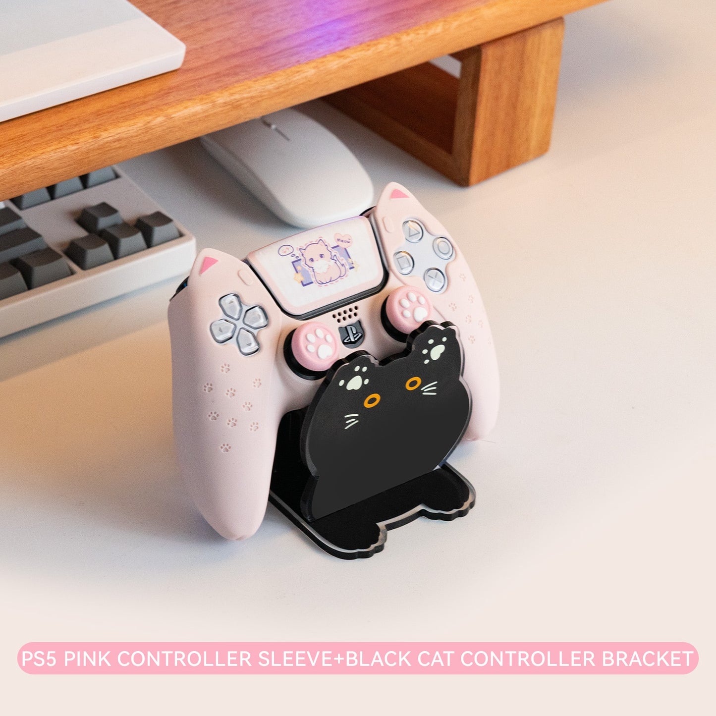 Kawaii Silicone Cover Skin Set For PS5 Controller - entert-cessories