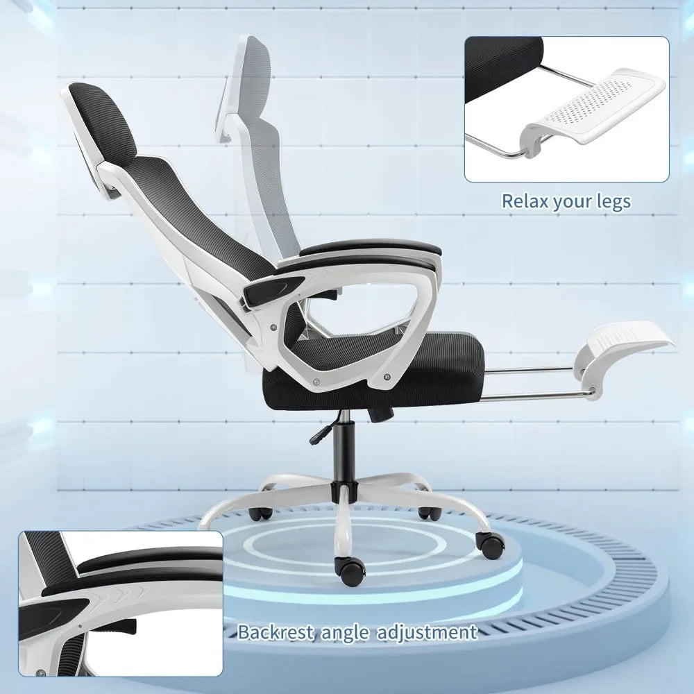 Office/Gaming Chair Mid Back Swivel with Lumbar Support