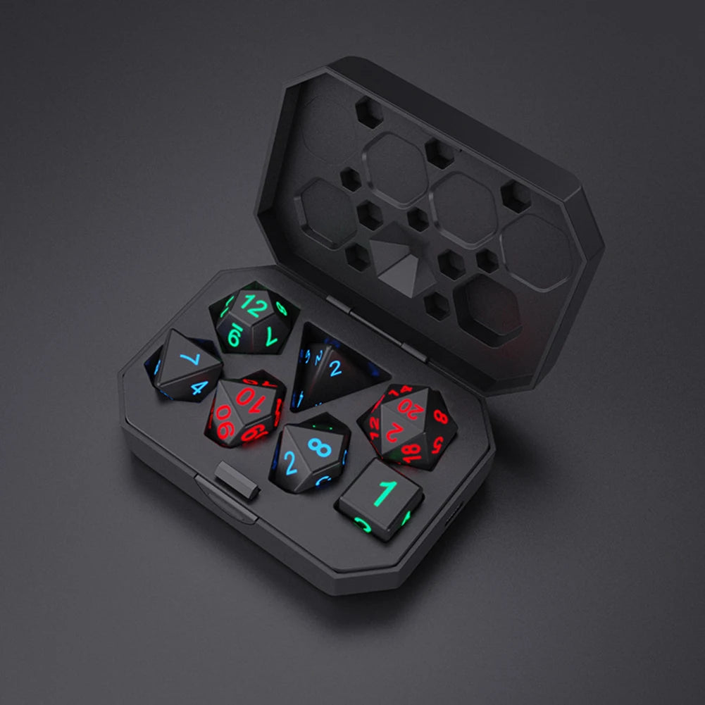 1-10 Set Electronic Dice LED D4-D20 7pcs/set