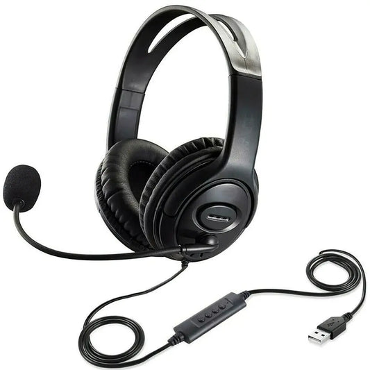 USB Wired Gaming Noise Cancelling Headsets with Mic