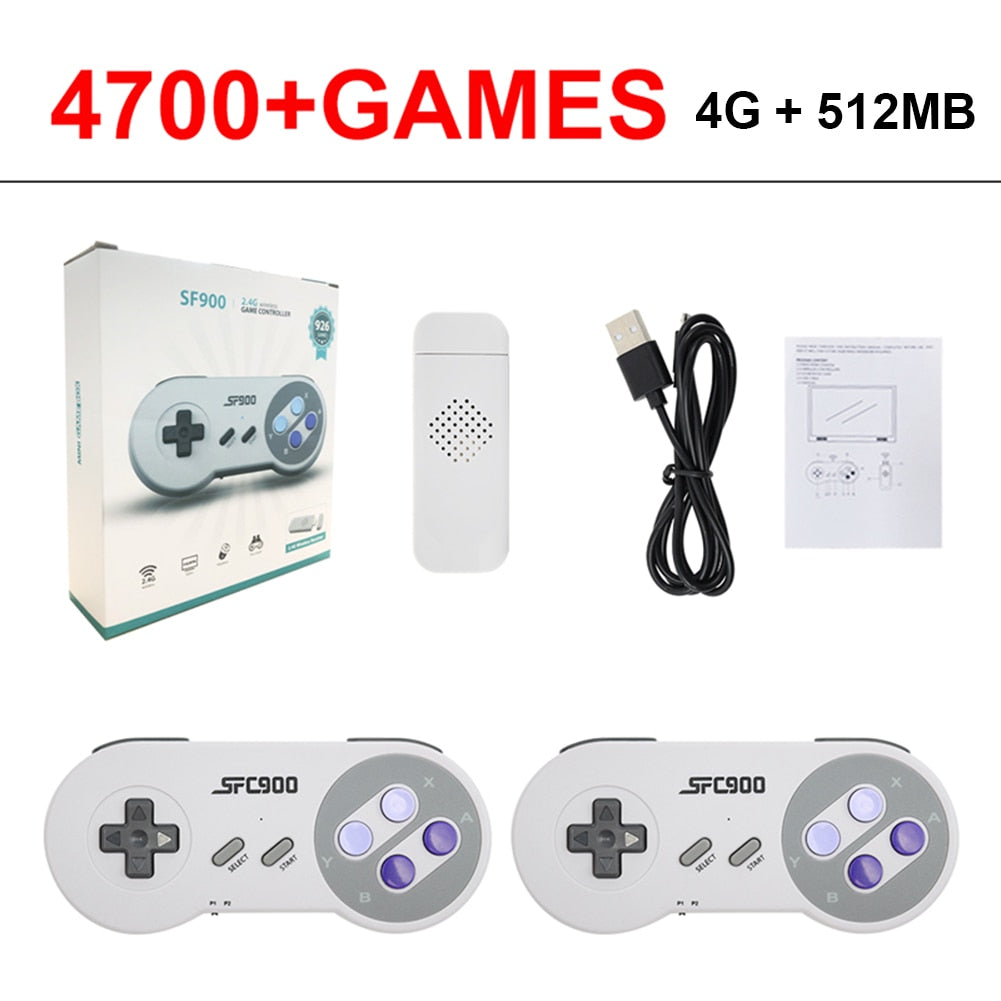 SF900 Retro Game Console 2.4G Wireless Receiver For SNES - entert-cessories