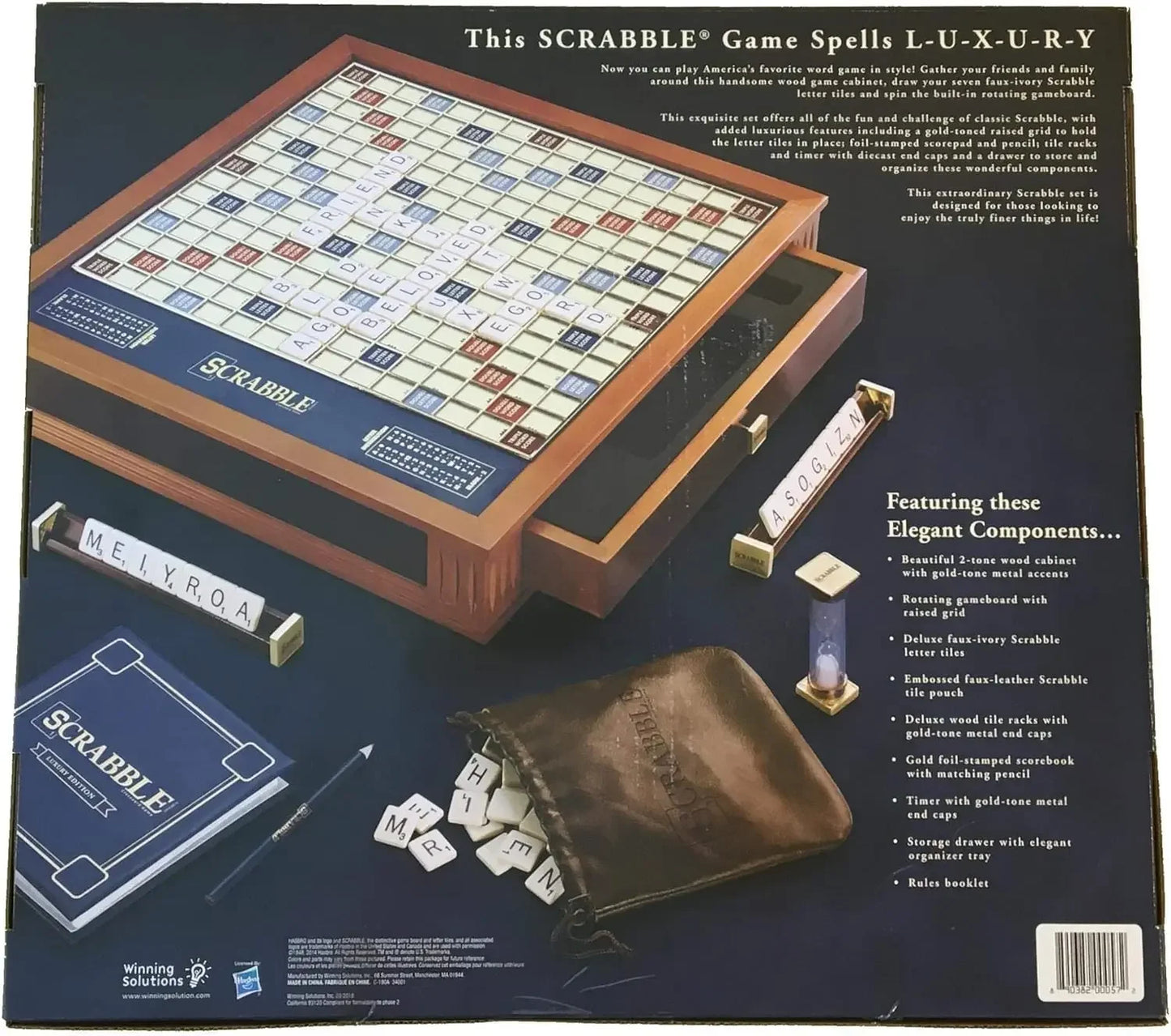 Game Company Scrabble Trophy Luxury Edition