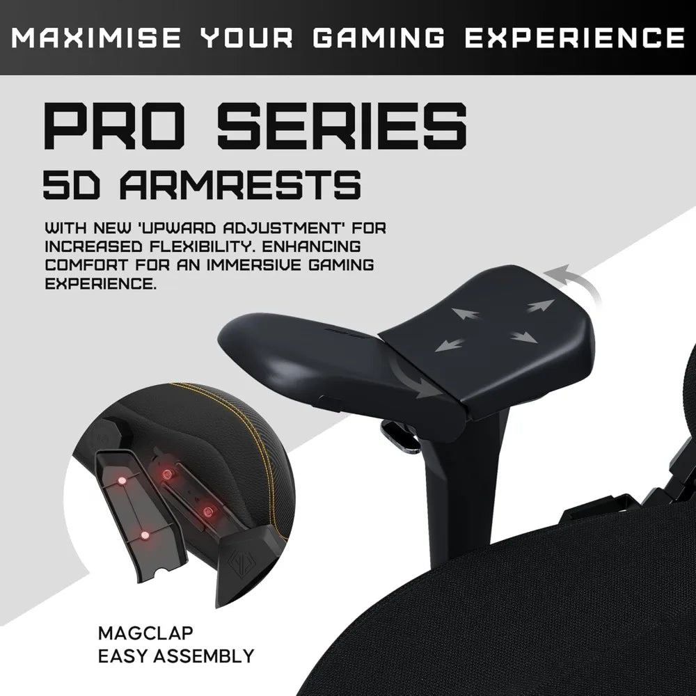 Desk/Gaming Chair for Adults - with 5D Armrest