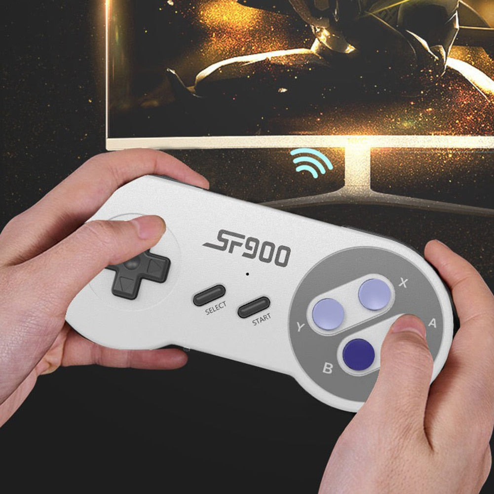 SF900 Retro Game Console 2.4G Wireless Receiver For SNES - entert-cessories