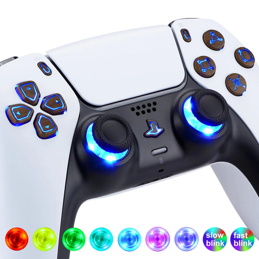 Multi-Color Illuminated D-pad/Buttons/Thumbstick LED Kit for PS5 Controller