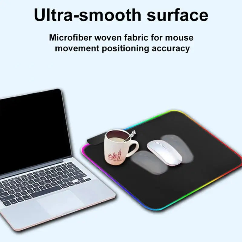 Large Non-slip Gaming Mouse Pad RGB LED Desk Mat