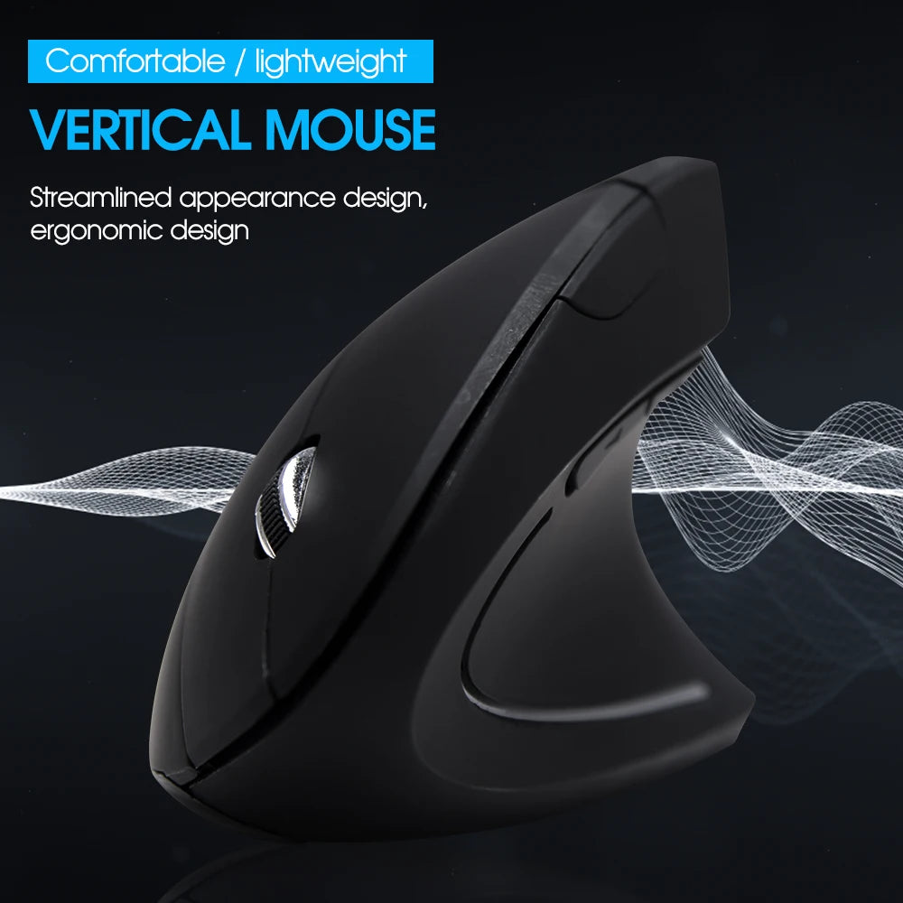 Wireless Vertical Mouse for PC and Laptop