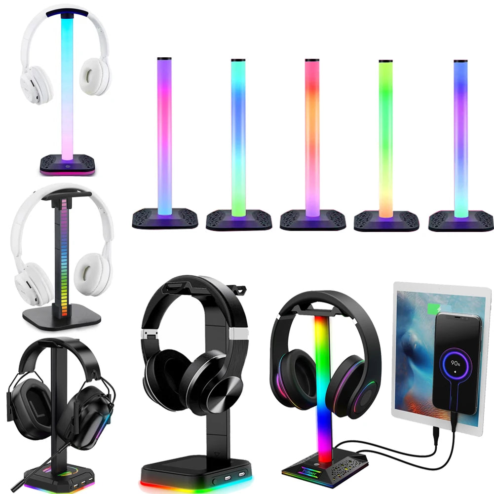 RGB Gaming Headphone Stand/Earphone Hanger