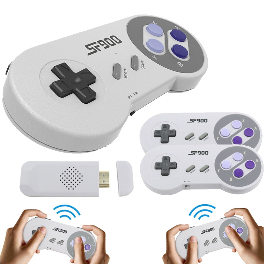 SF900 Retro Game Console 2.4G Wireless Receiver For SNES - entert-cessories